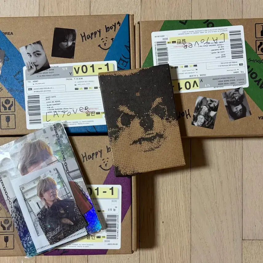 [BUNJANG] V (BTS) Layover Album Set + Weverse Shop POB / 뷔 Layover 앨범 세트 + 위버스샵 특전