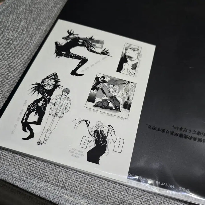 [BUNJANG] Death Note Ichiban Kuji Prize i Clear File &amp; Sticker Set - Ryuk, Light, Misa, Rem / 데스노트 하위상 이치방쿠지 제일 복권 i상 클리어 파일 스티커 류크 라이토 미사 렘