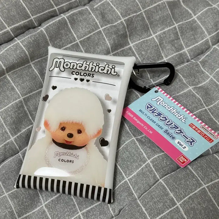 [BUNJANG] Monchhichi Carabiner Wallet Case / 몬치치 카라비너 지갑 케이스