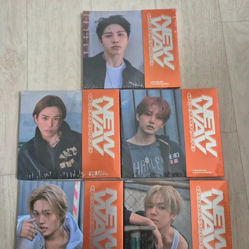 [BUNJANG] TREASURE NEW WAY Mini Album Bundle Set / 트레져 NEW WAY 미니앨범 5종 세트일괄 판매합니다