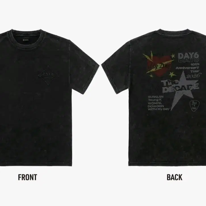 [BUNJANG] DAY6 Japan Concert T-Shirt L / 데이식스 일본콘 티셔츠 L