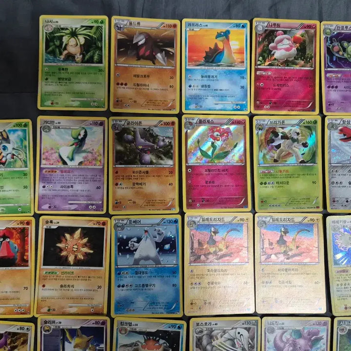 [BUNJANG] Pokemon Cards R Grade Set (2010-2014) / 포켓몬카드 R등급 48장 2010~2014 위주