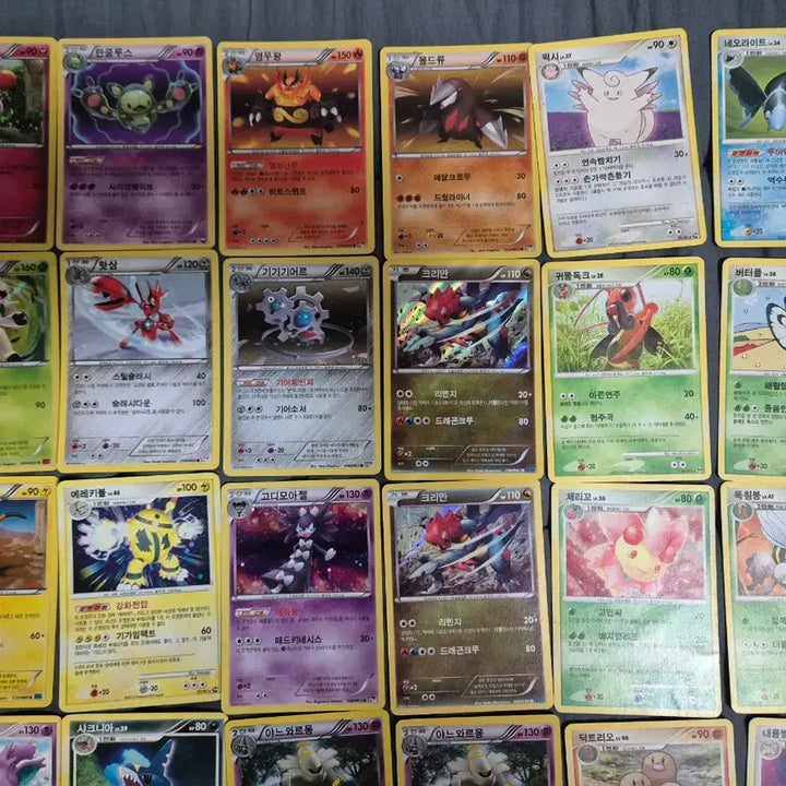 [BUNJANG] Pokemon Cards R Grade Set (2010-2014) / 포켓몬카드 R등급 48장 2010~2014 위주