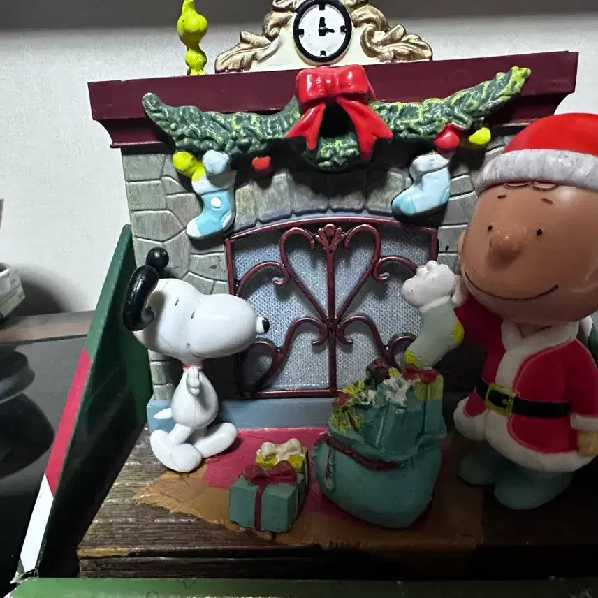 [BUNJANG] Rare Vintage Peanuts Christmas Music Box / 레어템 빈티지 피너츠 크리스마스 오르골