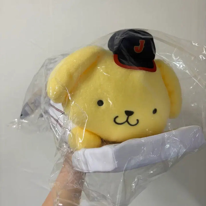 [BUNJANG] Samurai Japan x Sanrio Pompompurin Head Sliding Dakimakura Doll (42cm) / 사무라이 재팬 산리오 캐릭터즈 A상 헤드 슬라이딩 다키마쿠라 폼폼푸린 인형