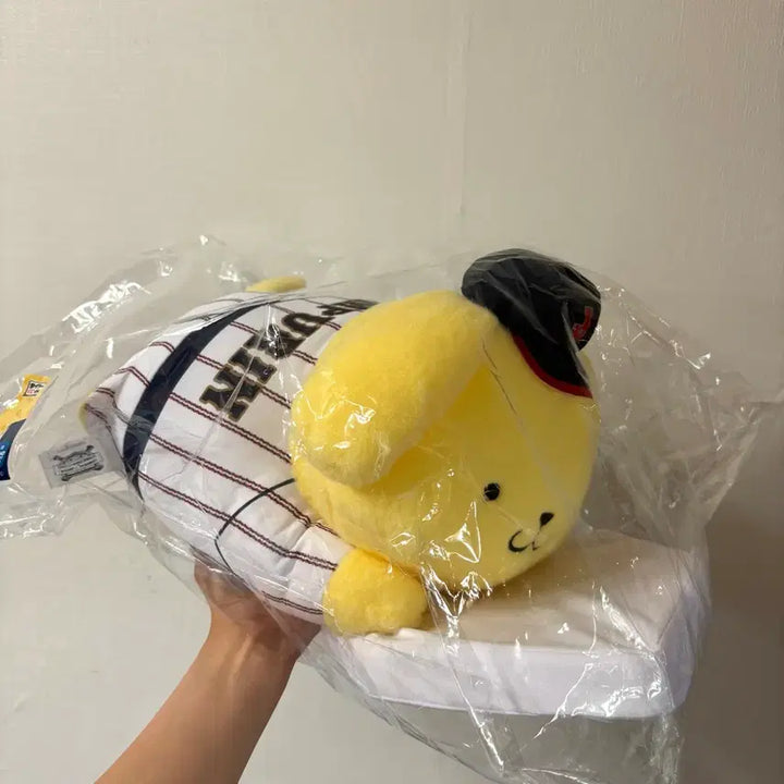 [BUNJANG] Samurai Japan x Sanrio Pompompurin Head Sliding Dakimakura Doll (42cm) / 사무라이 재팬 산리오 캐릭터즈 A상 헤드 슬라이딩 다키마쿠라 폼폼푸린 인형