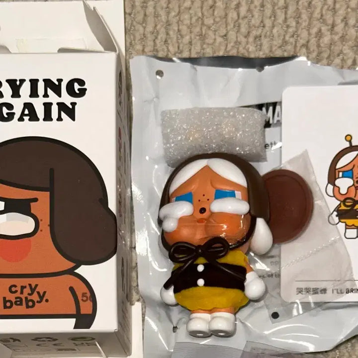 [BUNJANG] Pop Mart Crybaby Crying Again Bee Figure / 정품 새상품)팝마트 크라이베이비 크라잉어게인 피규어 꿀벌