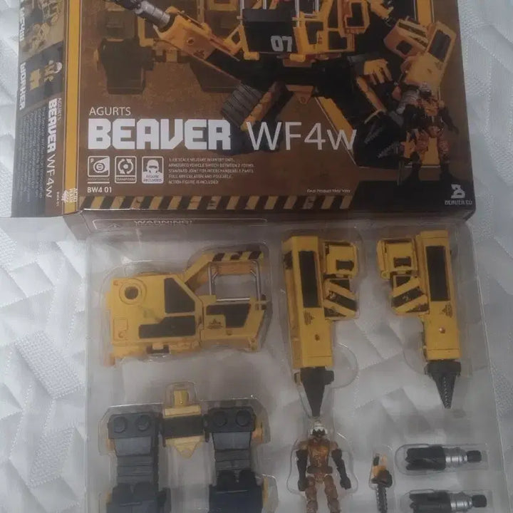 [BUNJANG] Acid Rain Beaver WF4w Figure (Opened) / 애시드 레인 BEAVER WF4w 피규어 개봉품