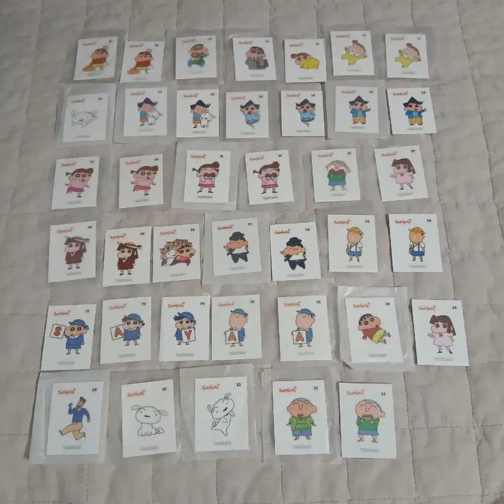 [BUNJANG] Crayon Shin-chan Series 3 Sticker Pack / 짱구3탄 띠부씰 1개 선택