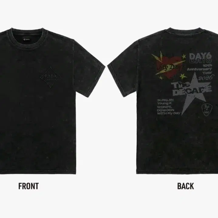 [BUNJANG] Day6 Japan Concert T-Shirt XL / 데이식스 일본콘 티셔츠 XL