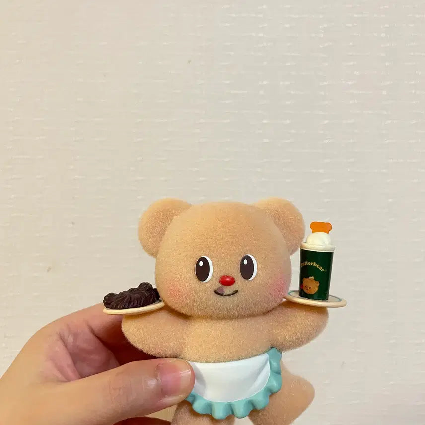 [BUNJANG] BT21 Baby Bear Figure Bundle Set (2 Pieces) / 버터베어 피규어 일괄 (2개 1세트)