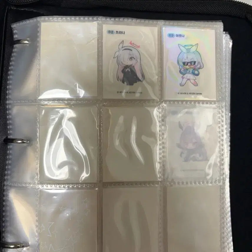 [BUNJANG] Blue Archive Tteobokki Seal Bundle Set (60 pcs) / 급처)중복없는 48장 + 중복 12장 + 띠부씰북 블루아카이브 블루아카 띠부씰  일괄 판매