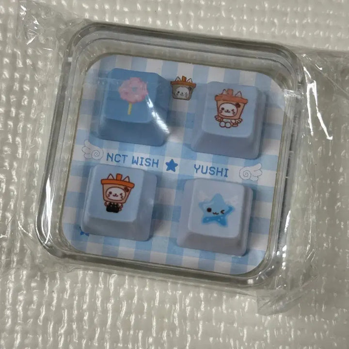 [BUNJANG] NCT WISH Yushi "Bubble Nyan" Login Keyboard Keycap (POB Rikusion) / 엔시티 위시 로그인 키보드 키캡 유우시 버블냥 양도 ㅅㅊ미공포리쿠시온