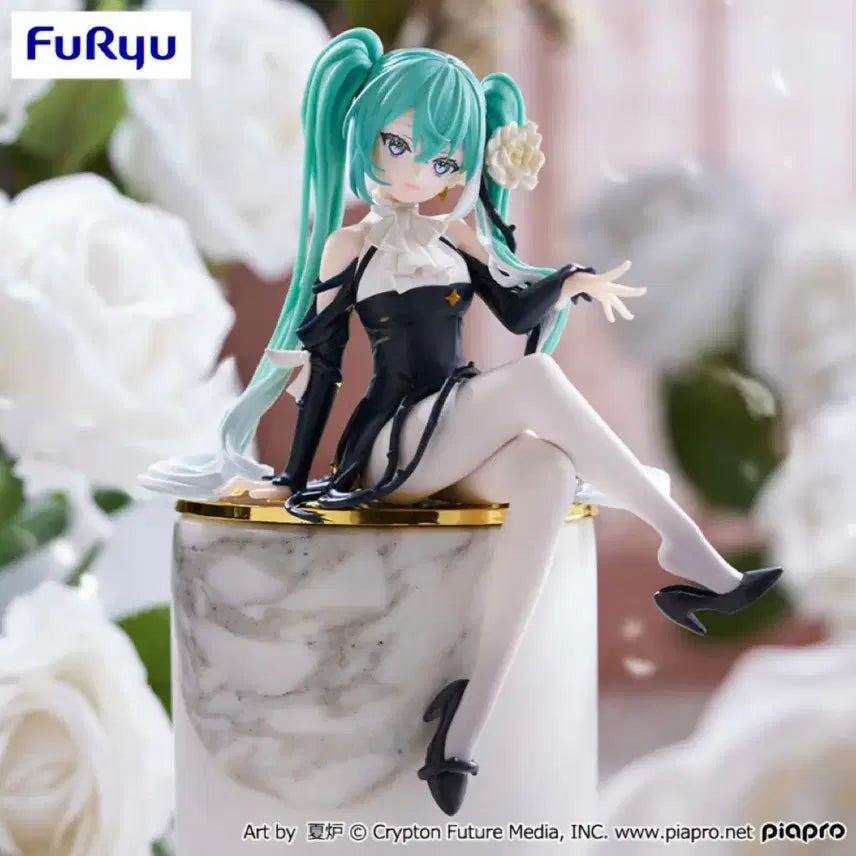 [BUNJANG] White Rose Noodles Topper Figure Hatsune Miku / 화이트 로즈 누들스토퍼 피규어 하츠네 미쿠