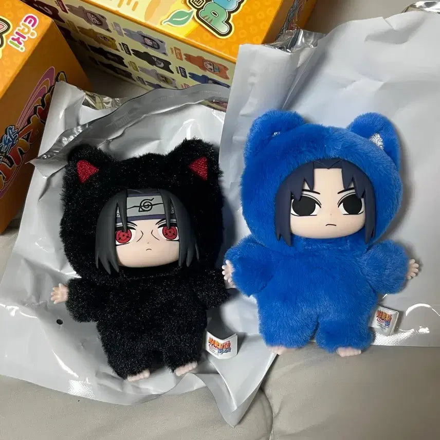 [BUNJANG] KittenLand Naruto Itachi Sasuke Bundle Set Doll / 일괄) 나부부 eaki 나루토 KittenLand 인형 이타치 사스케