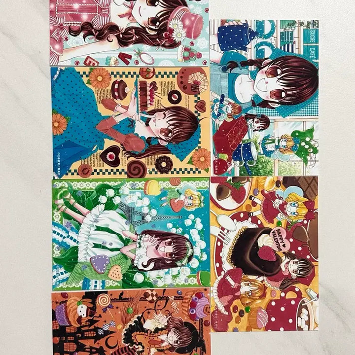 [BUNJANG] Dreaming Cake Princess Dreampa Bromide Postcard Set / (일괄) 꿈빛파티시엘 꿈파 엽서 브로마이드