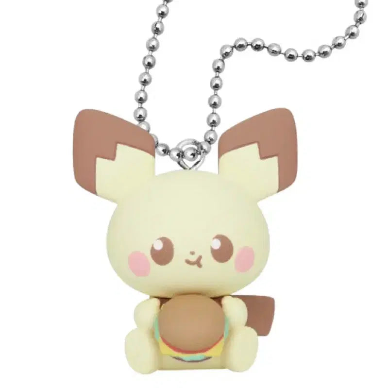 [BUNJANG] Pokemon Pocket Monsters Pocketies Diner Mascot Keychain Pichu / 포켓몬 포켓몬스터 포켓피스 가챠 다이너 마스코트 키홀더 키링 피츄