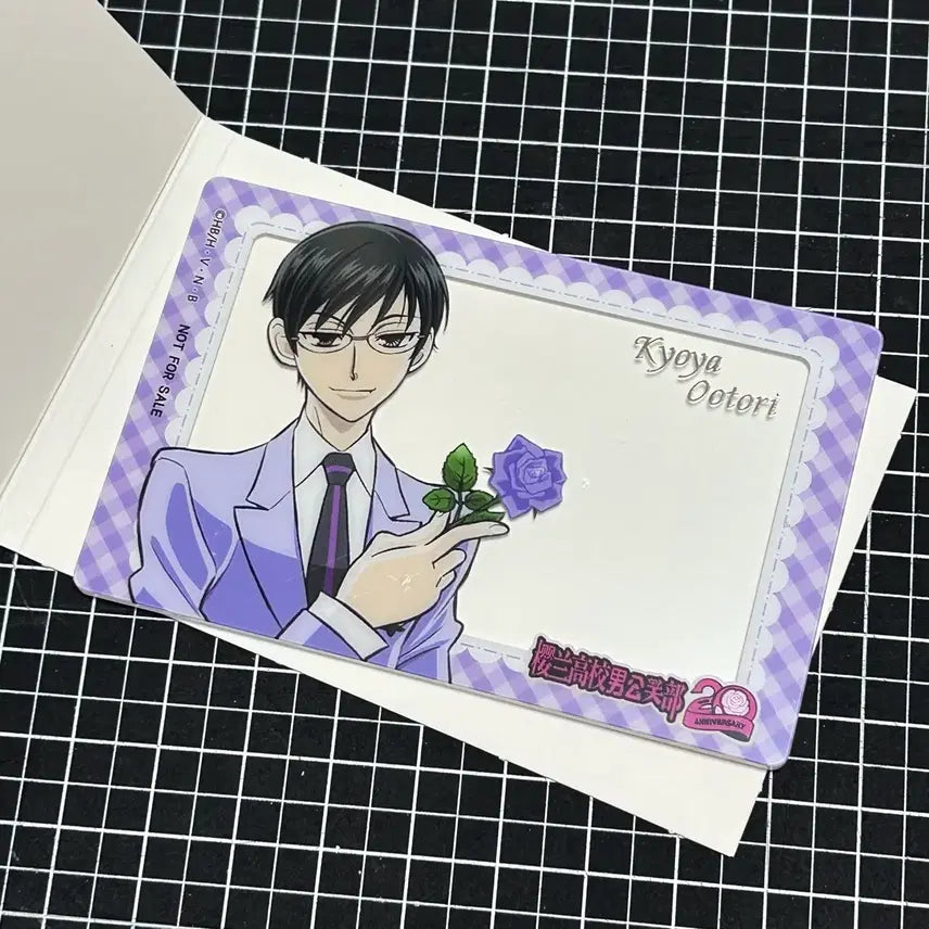 [BUNJANG] Ouran High School Host Club 20th Anniversary China Exclusive Kyouya Acrylic Stand / 오란고교 20주년 팝업 특전 중국한정 쿄우야 아크릴