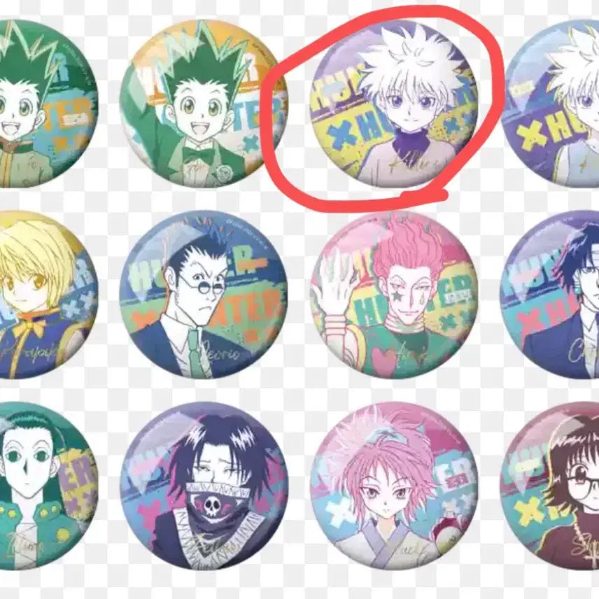 [BUNJANG] Hunter x Hunter Killua Hologram Can Badge / 헌터헌터 키르아 홀로그램 캔뱃지