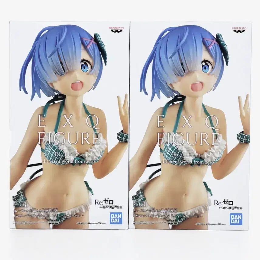 [BUNJANG] Banpresto Re:Zero Rem Mint Swimsuit Bikini EXQ Figure (Sealed) / [미개봉] 반프레스토 re:제로 리제로 렘 EXQ 민트 수영복 비키니 피규어