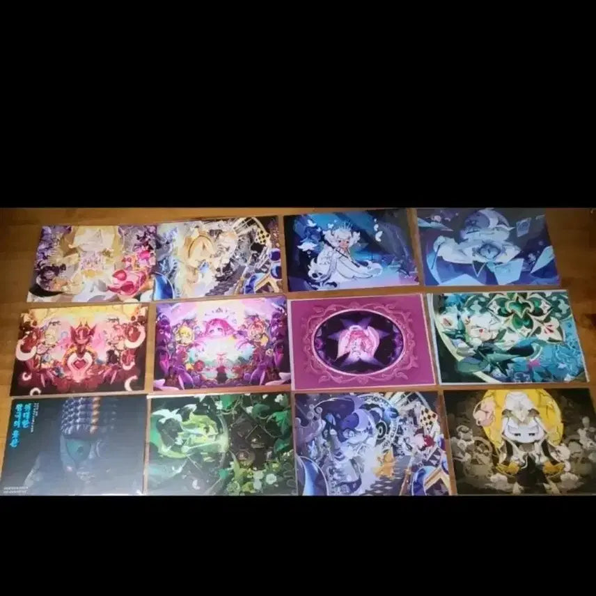[BUNJANG] Cookierun Kingdom Postcard Set (12 postcards) / 쿠키런 킹덤 엽서 12개 슬리브 보관