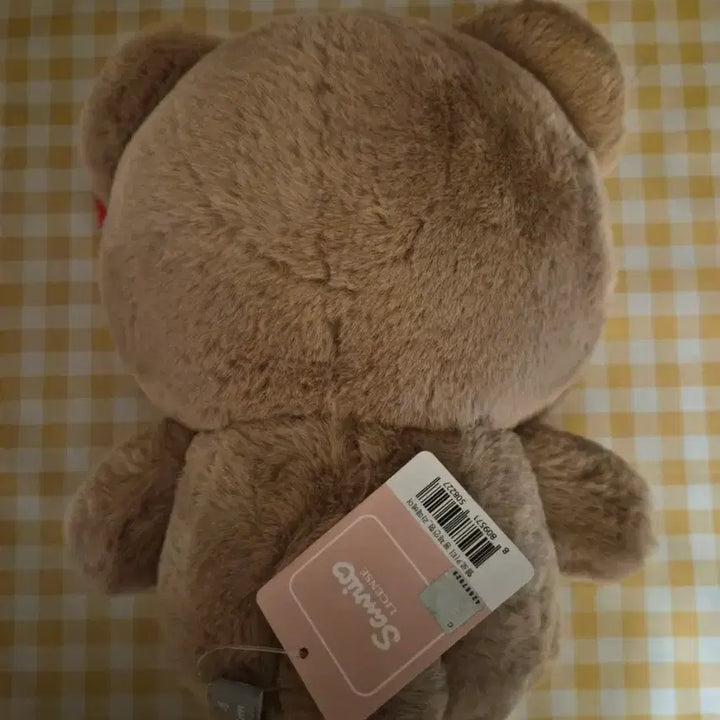 [BUNJANG] Hello Kitty Bear Plush Brown Red Ribbon 28cm / 헬로키티 곰돌이 인형 갈색 레드 리본 28cm (새상품)