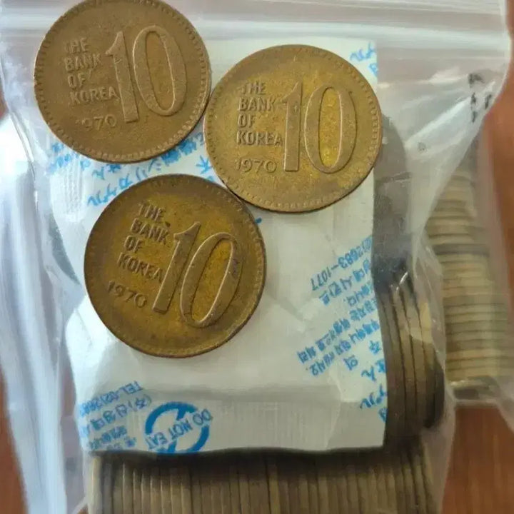 [BUNJANG] 1970 10 Won Copper Coin Bundle / 1970년 10주화(적동화) 100개 40.000