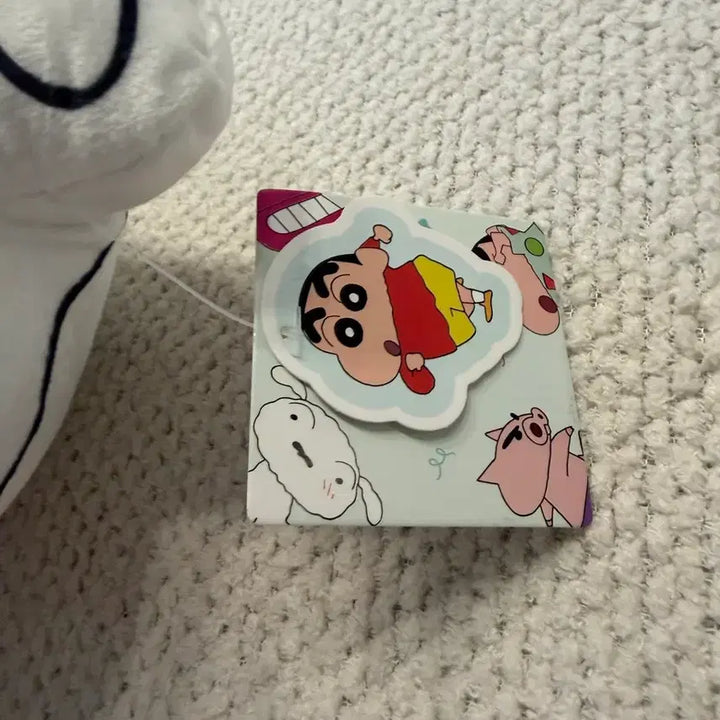 [BUNJANG] Shin-chan Snowball Plush Doll &amp; Cushion / 새상품) 짱구 흰둥이 인형 / 흰둥이 프린팅 쿠션