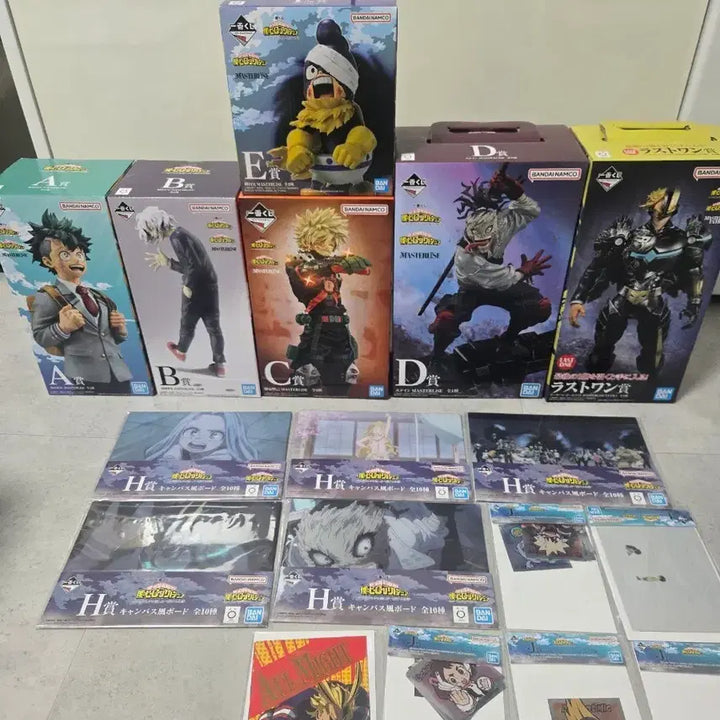 [BUNJANG] My Hero Academia Ichiban Kuji Figures Bundle Set / (택포48)나히아 제일복권ABCDE라스트원 판매 미도리야a 바쿠고c