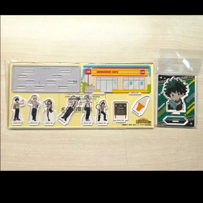[BUNJANG] My Hero Academia Anime Acrylic Diorama A + Izuku Midoriya Mini Acrylic / (나히아)나의 히어로 아카데미아 애니판 아크릴 디오라마 A 아이스 +미도리야 미니아크릴