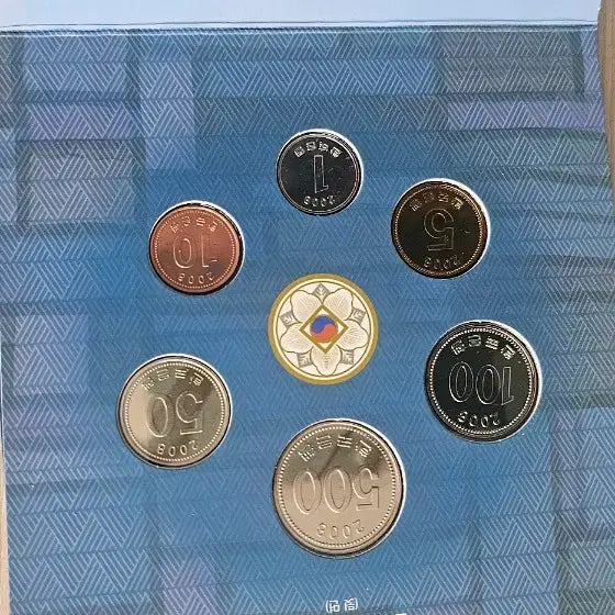 [BUNJANG] 2008 Bank of Korea Commemorative Coin Set - 500 Won &amp; 50 Won / 한국의 주화 2008년 (한국은행 발행) 500원,50원 안개현상