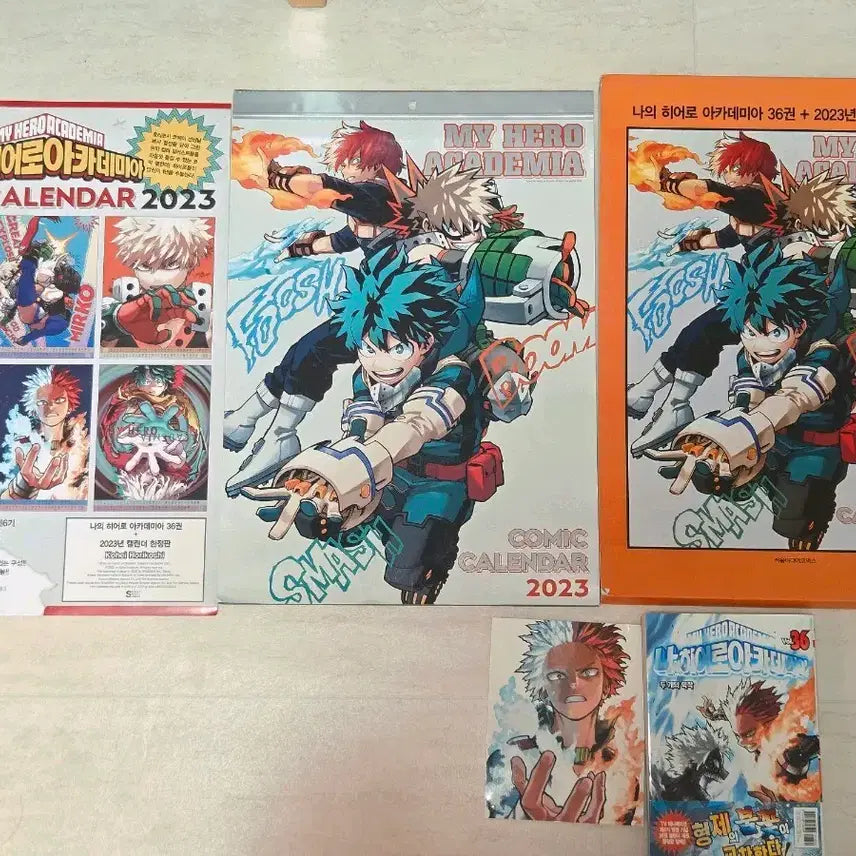[BUNJANG] My Hero Academia Volume 36 + 2023 Limited Edition Calendar / 나의 히어로 아카데미아 36권 + 2023년 캘린더 한정판