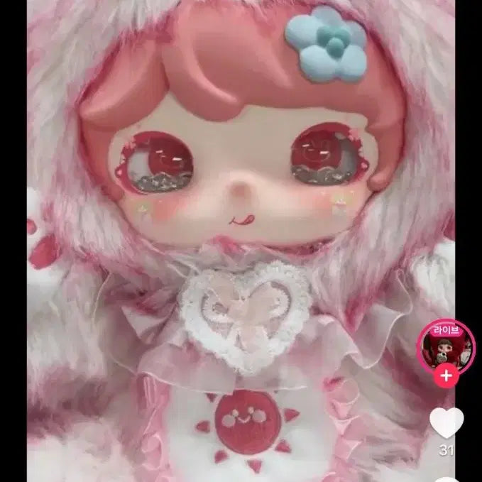 [BUNJANG] Lucy Luckyrabbit 800% Mint &amp; Pink Plush Set / (풀구성) 루시 럭시래빗 800 민트, 핑크