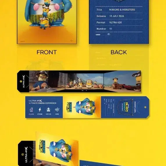 [BUNJANG] Minions &amp; Monsters Signature Set, Poster Set, Phone Strap Set / 미니언즈 &amp; 몬스터즈 시그니처7종,포스터4종,폰스트랩 등 세트 판매