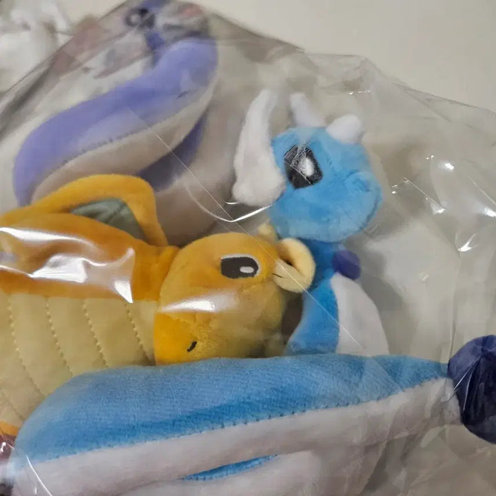 [BUNJANG] Pokemon Fit Dragonair, Dragonair, Dragonite Plush Set / 포켓몬스터 FIT 미뇽 신뇽 망나뇽 인형