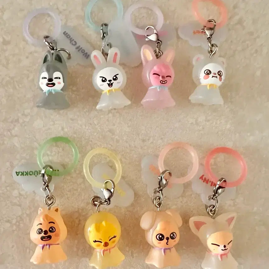 [BUNJANG] Stray Kids SKZOO Bandai Mezurushi Keychain Set / SKZOO 반다이 메지루시 키링 세트