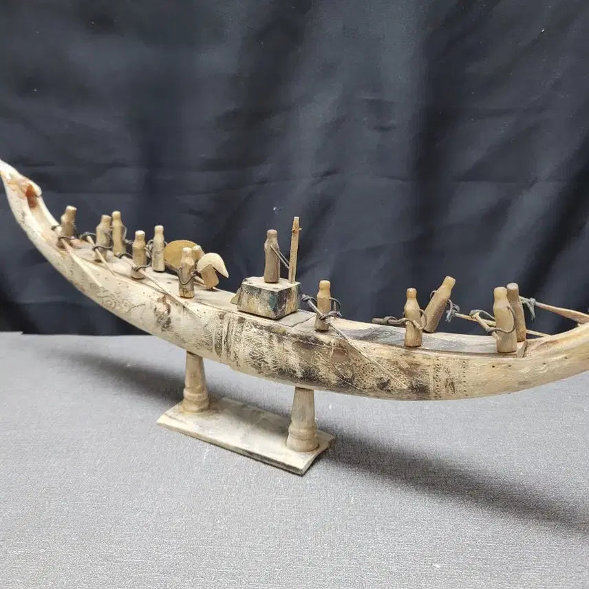 [BUNJANG] Antique Wooden Ship Carving / 오래된 배 조각물