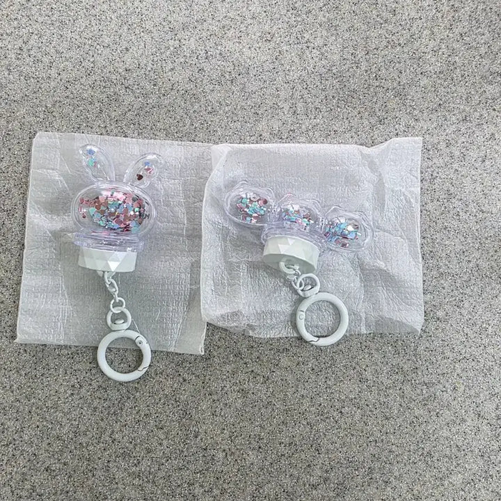 [BUNJANG] SEVENTEEN MINITEEN Lightstick Charm Keyring Set / 세븐틴 미니틴(MINITEEN) 응원봉 파츠 키링2개