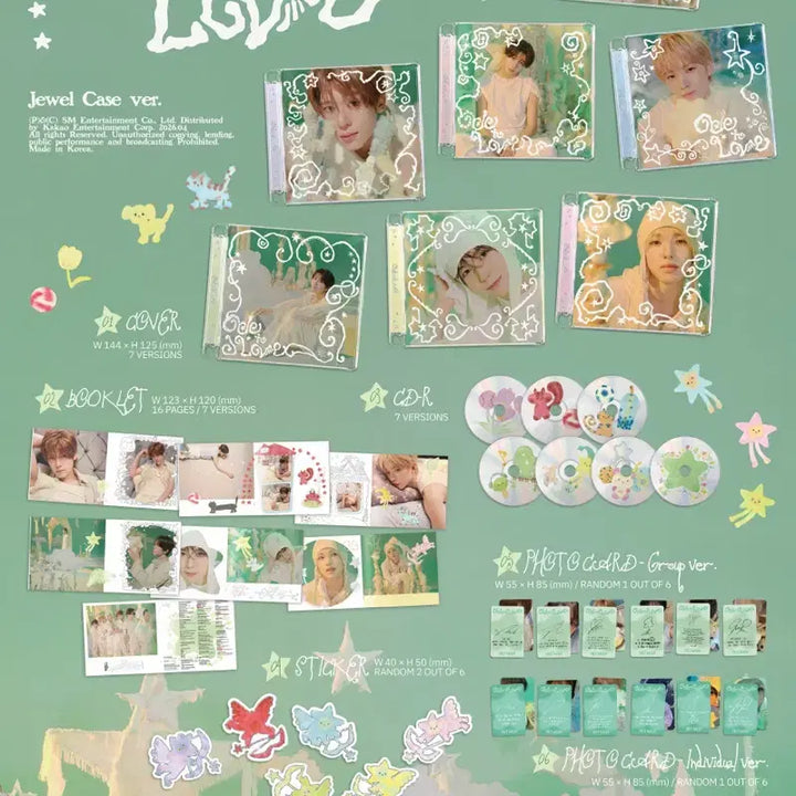 [BUNJANG] NCT WISH Odd To Love Jewel 7-Version Sealed Set / NCT WISH 오드투러브 미개봉 쥬얼 7종 세트