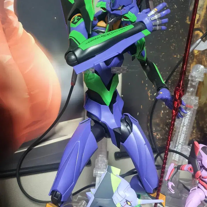 [BUNJANG] Diection Evangelion Unit-01 &amp; Unit-02, Platform Eva 3-Type Figure Set / 에반게리온 피규어 판매합니다