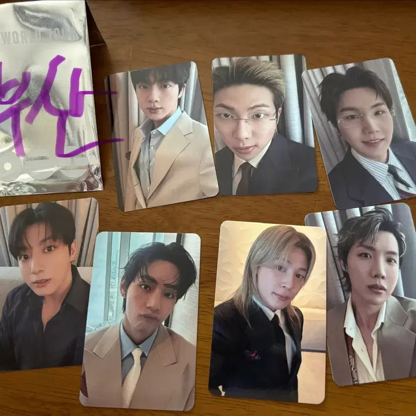[BUNJANG] BTS Busan Concert Photocard 7-Set / 방탄소년단 부산콘서트 포토카드 7종 세트