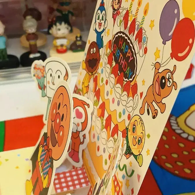 [BUNJANG] Anpanman Birthday Pop-Up Card / 호빵맨 생일 팝업 카드(일본직수입상품)