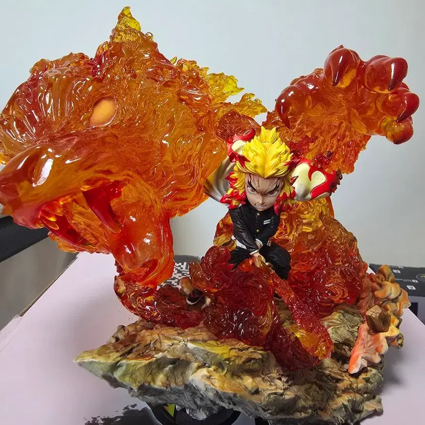 [BUNJANG] Demon Slayer Kyojuro Rengoku Flame Hashira Ver. Resin Figure / 귀멸의 칼날 g5 렌고쿠 쿄주로 염호 ver 레진 피규어