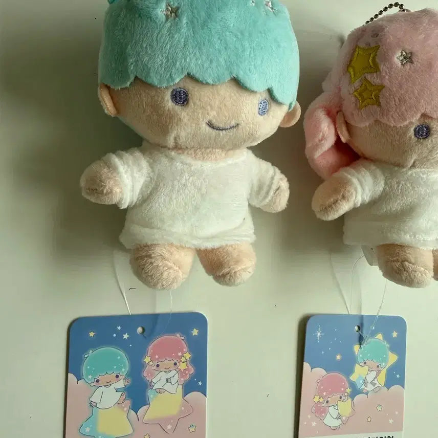 [BUNJANG] Sanrio Little Twin Stars Kiki Lala Doll Keyring Bundle Set / [새상품]산리오 리틀트윈스타 키키 라라 인형 키링 일괄
