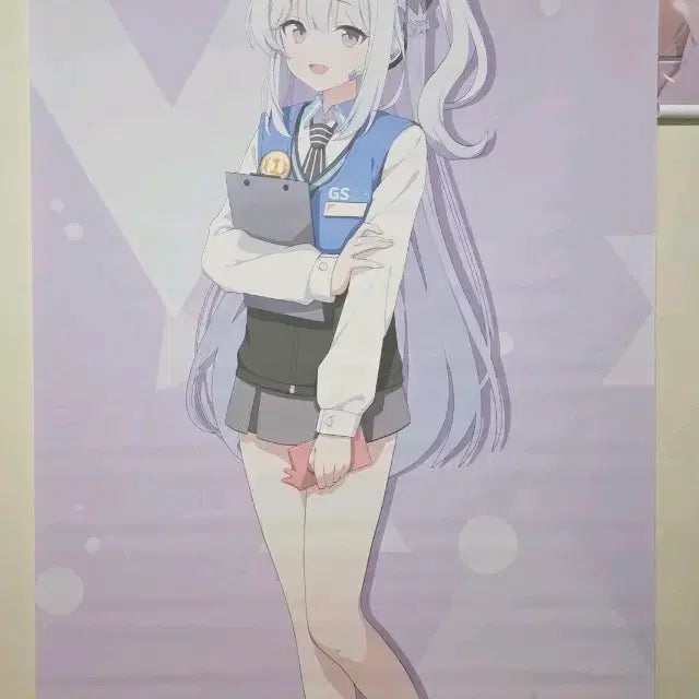 [BUNJANG] Blue Archive GS25 Collaboration Miyako A2 Tapestry / 블루아카이브 GS25 콜라보 미야코 A2 태피스트리 (직거래)