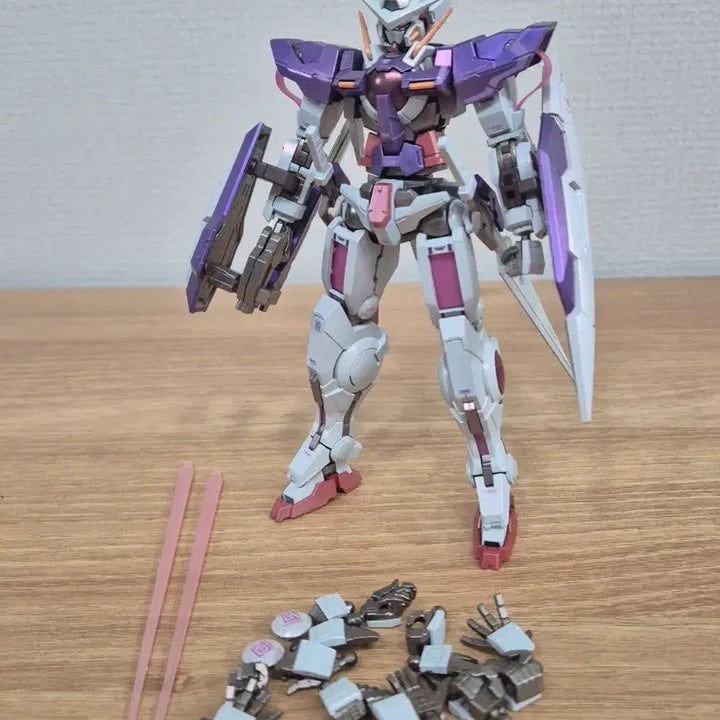 [BUNJANG] HG Size GBC Exia Trans-Am Custom Painted Model / GBC 엑시아 HG사이즈  트란잠 메빌도색작