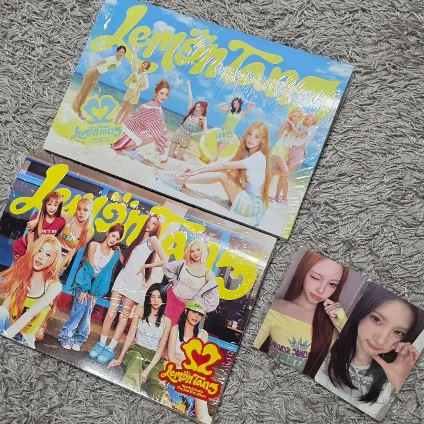 [BUNJANG] Hats To Hearts Showcase Photocard Bundle Set (Ian, Jueun) + Lemon Sun/Beach Ver. Albums / 하츠투하츠 쇼케이스 미공포 앨범 일괄 판매 이안 주은