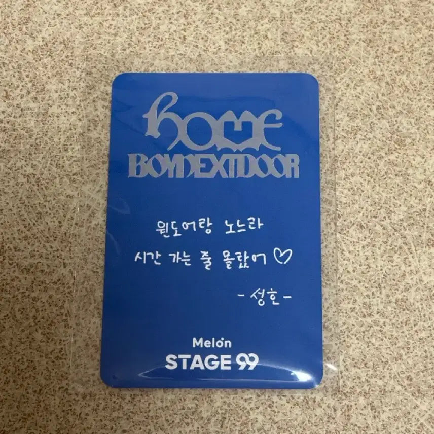 [BUNJANG] BOYNEXTDOOR SungHo Melon Stage99 Reverse Fan Gift Photocard / 보이넥스트도어 보넥도 성호 멜론 스테이지99 역조공 포토카드 포카