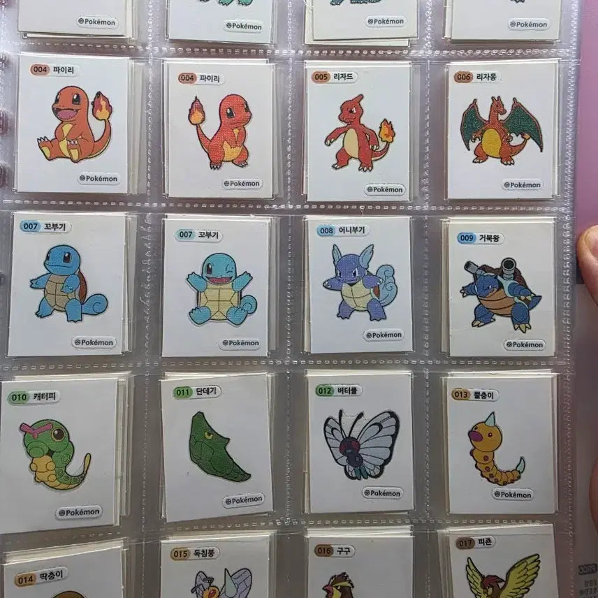 [BUNJANG] Pokemon Bread Stickers Gen 1 - 153 Types / 포켓몬 띠부씰 1세대 세자리 153종+앨범