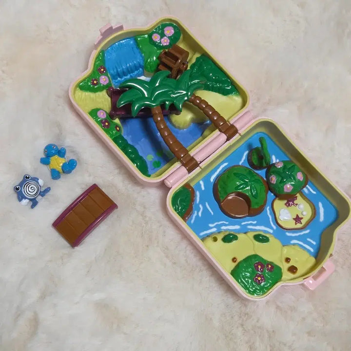 [BUNJANG] Pokemon Polly Pocket Pocket House Water Version Vintage Toy Squirtle / [일판/희귀] 포켓몬 폴리포켓 포켓하우스 고전 완구 물 버전 꼬부기 수륙챙이